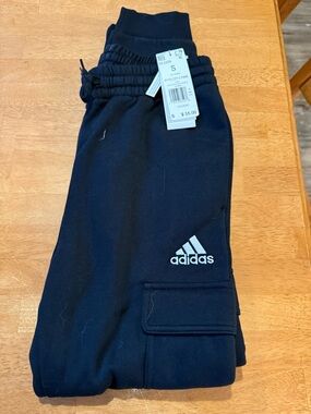 adidas Black Cargo Jogger Pants